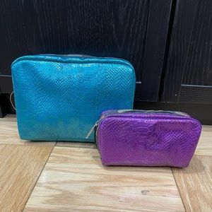 LeSportsac Snakeskin Pouch Duo
